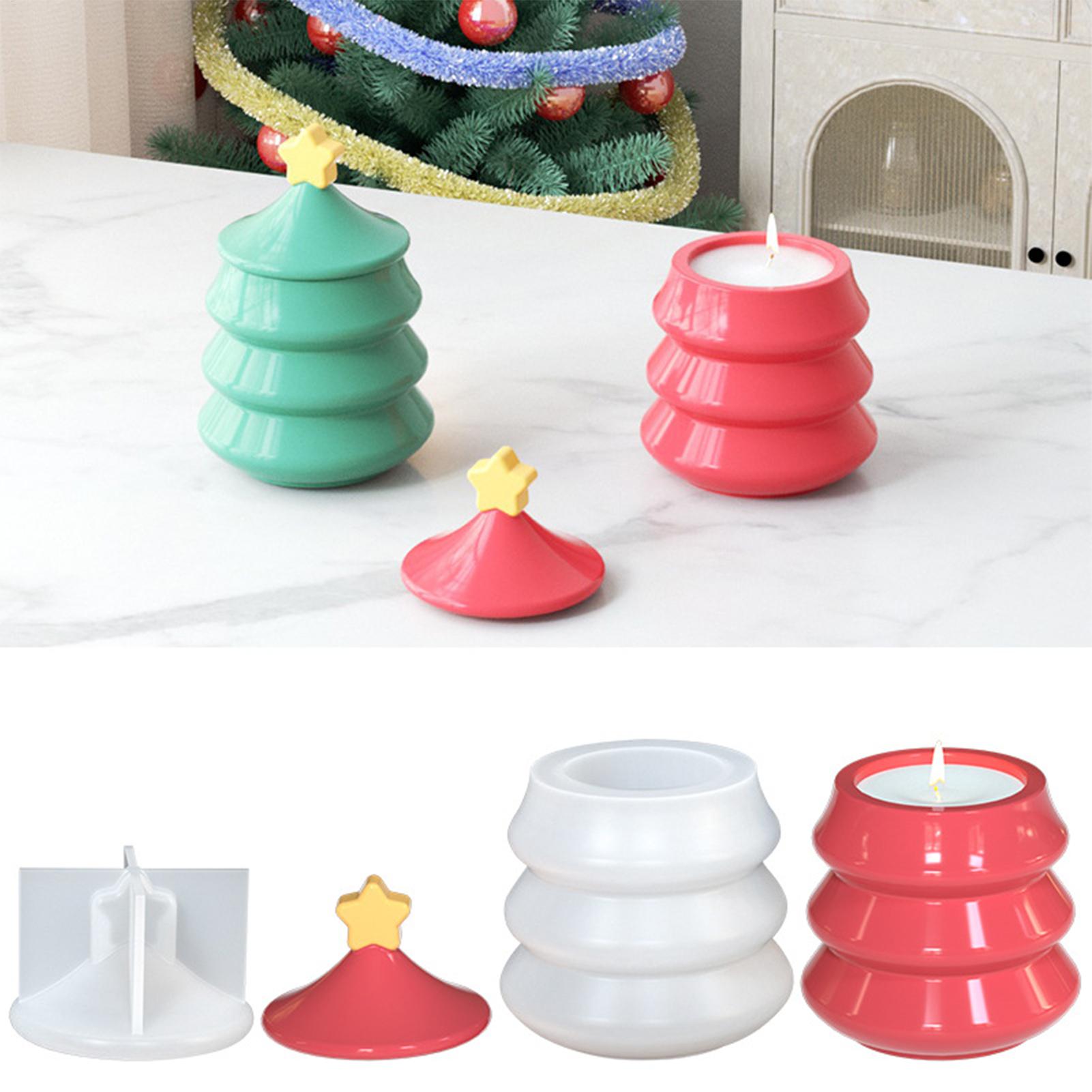 Christmas Tree Jar Mold DIY Si - Resin Craft Workshop บทวิจารณ์และราคา