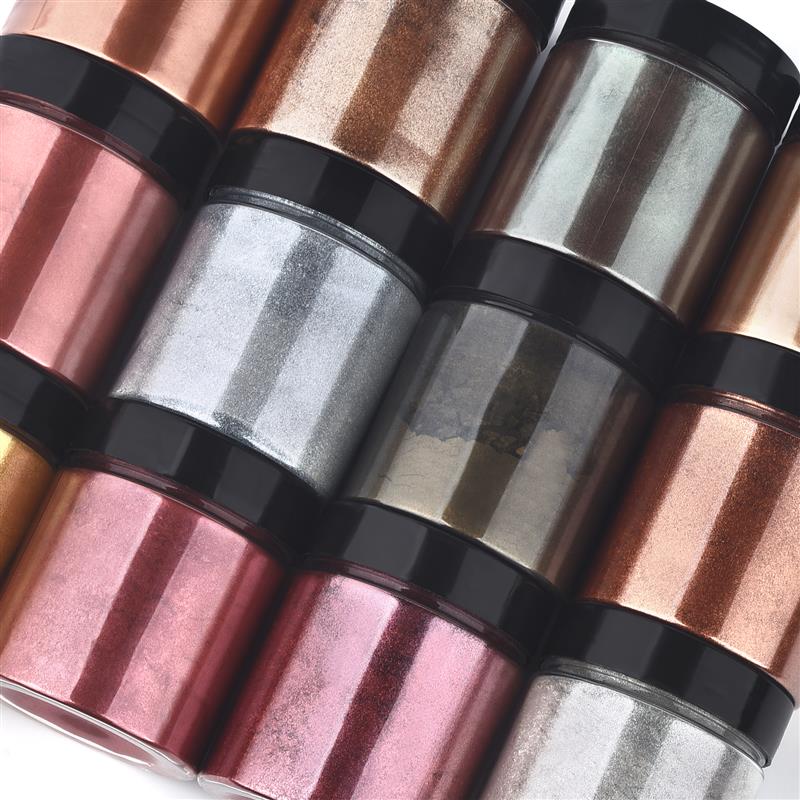 50g Shimmer Metallic Gold Silv - Resin Pigment Set บทวิจารณ์และราคา