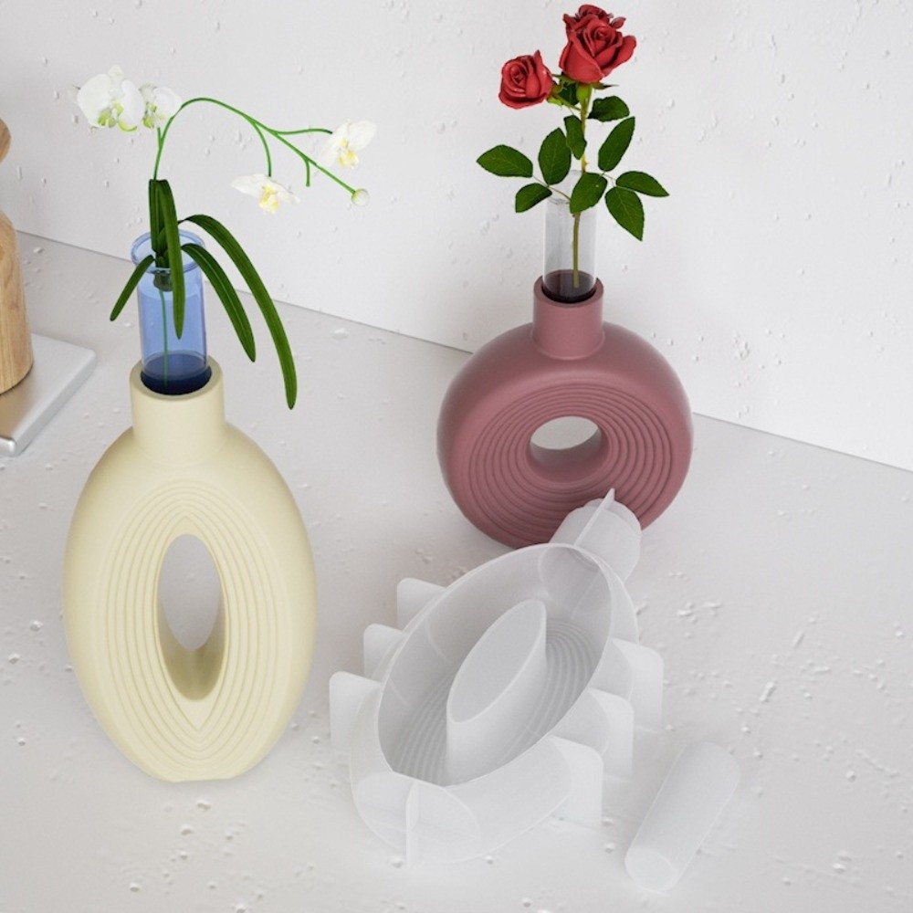 Modern Oval Stripe Silicone Va - Resin Craft Workshop บทวิจารณ์และราคา