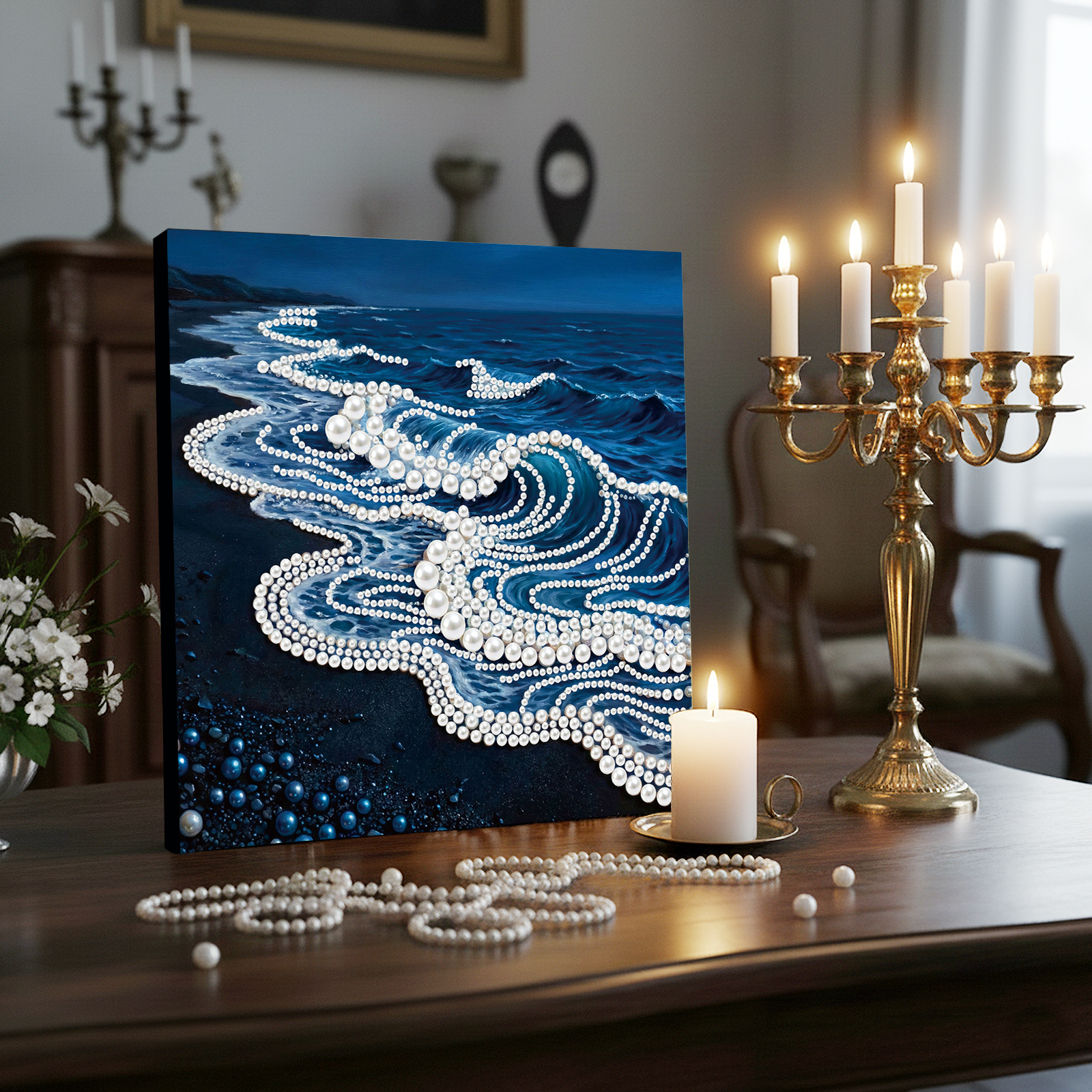 Waves DIY Pearl Painting Kit w - Resin Craft For Beginners บทวิจารณ์และราคา