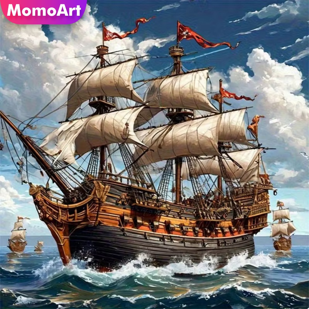Momoart Diamond Painting Ship  - Resin Craft For Beginners บทวิจารณ์และราคา