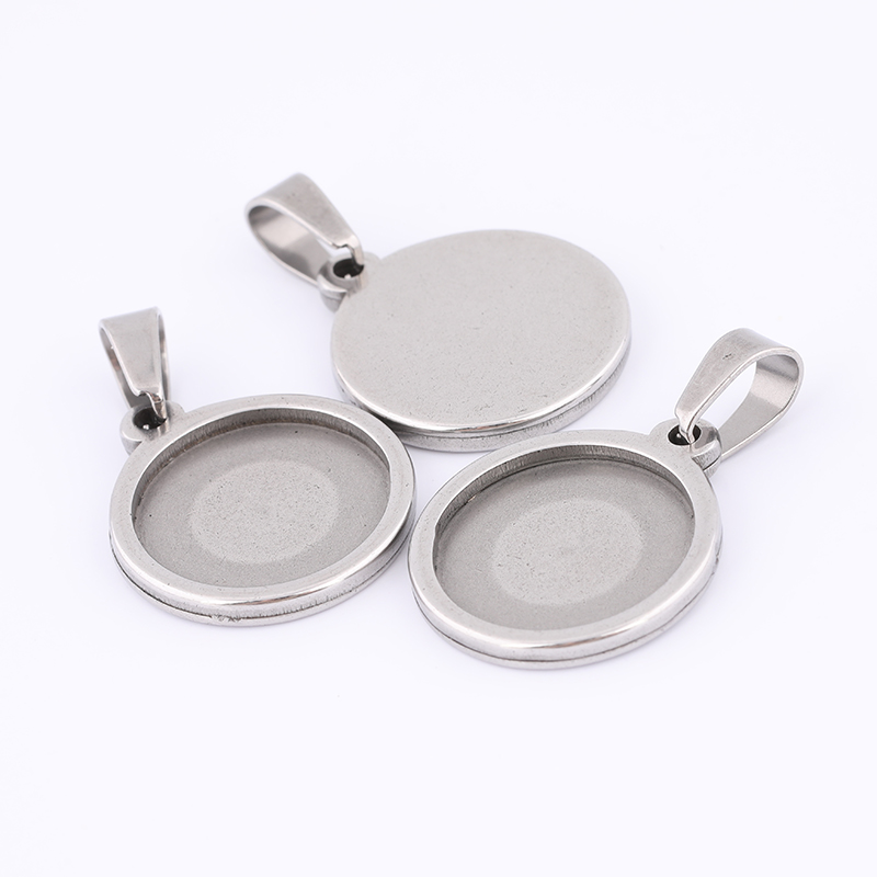 10pcs 15mm Round Cabochon Base - Bezels Set Pendant บทวิจารณ์และราคา