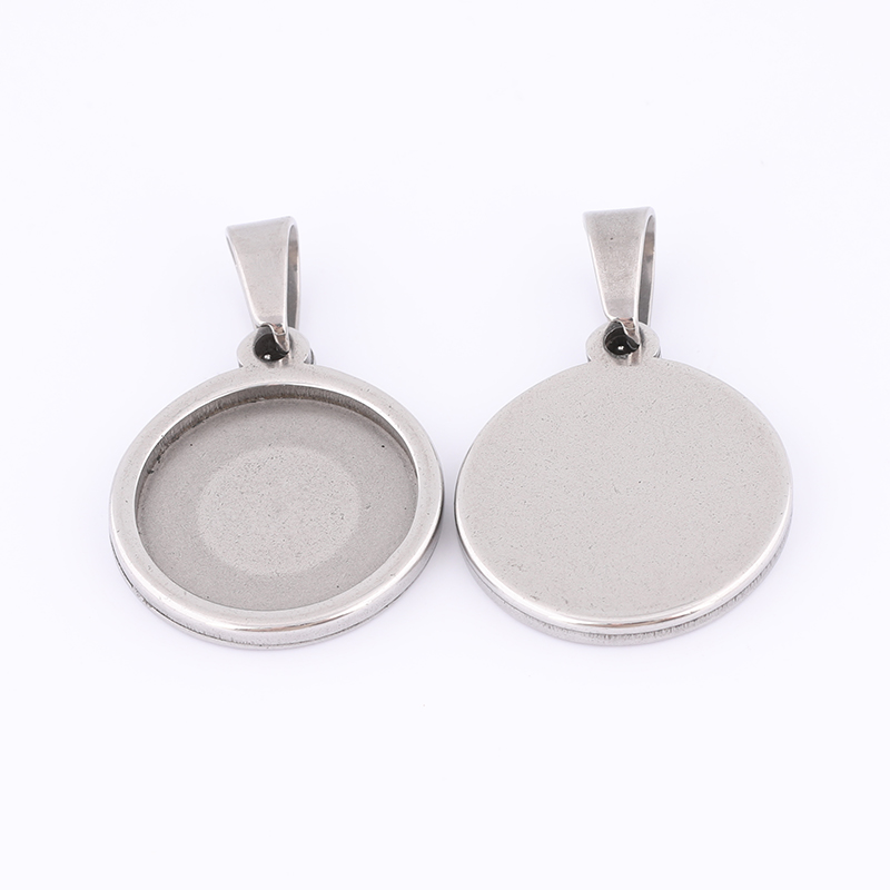 10pcs 15mm Round Cabochon Base - Bezels Set Pendant บทวิจารณ์และราคา