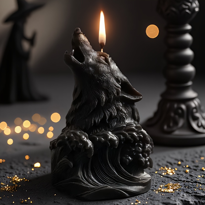 Dramatic Wolf and Ocean Wave C - Resin Ocean Wave Mold บทวิจารณ์และราคา