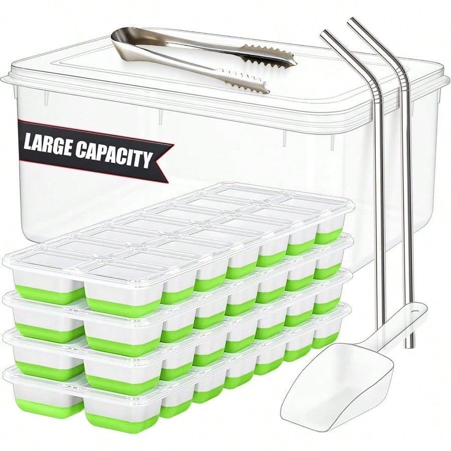 56pcs Tray With Lid And Bin –  - Silicone Mold Tray บทวิจารณ์และราคา