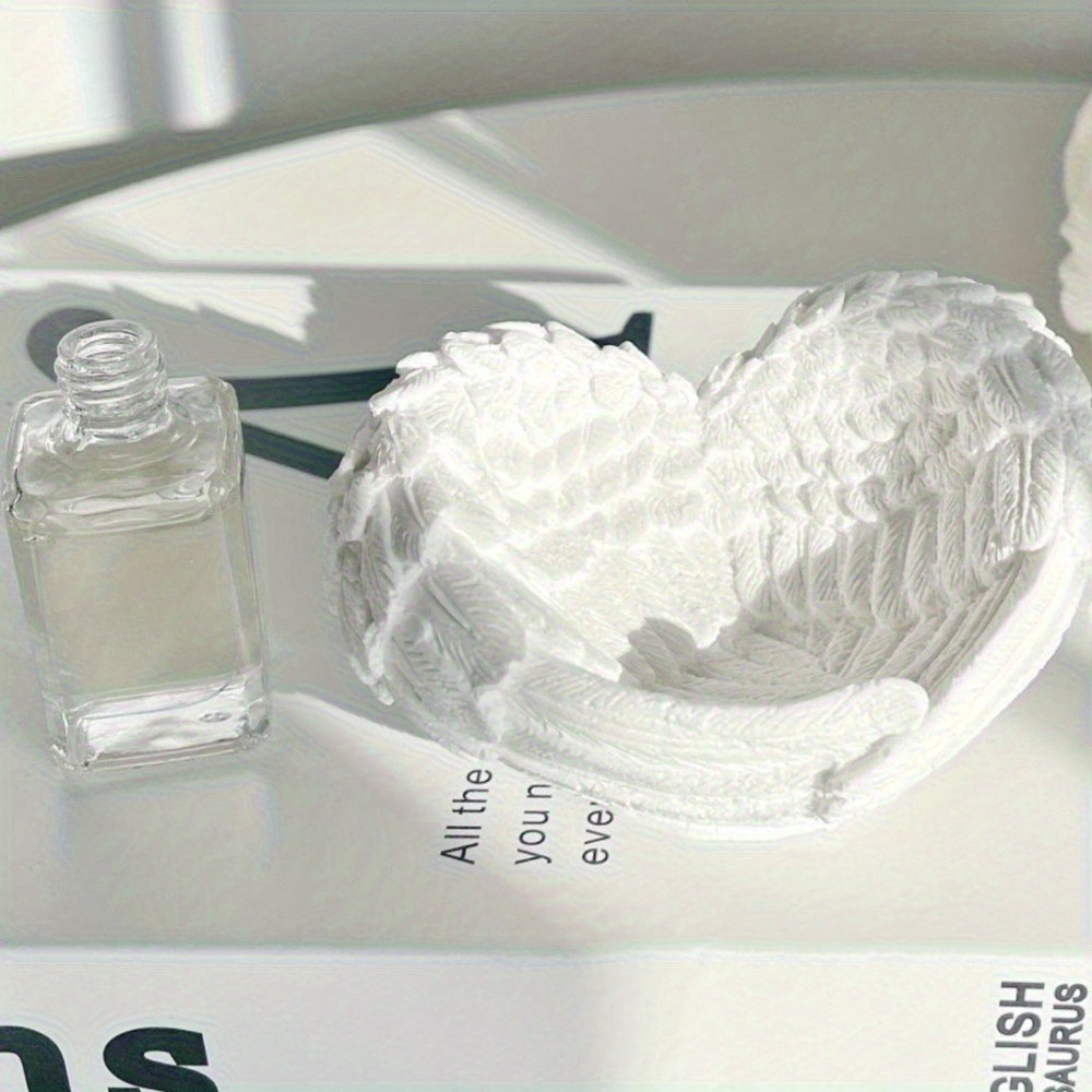 1pc Angel Wing Heart Silicone  - Resin Craft Ideas บทวิจารณ์และราคา