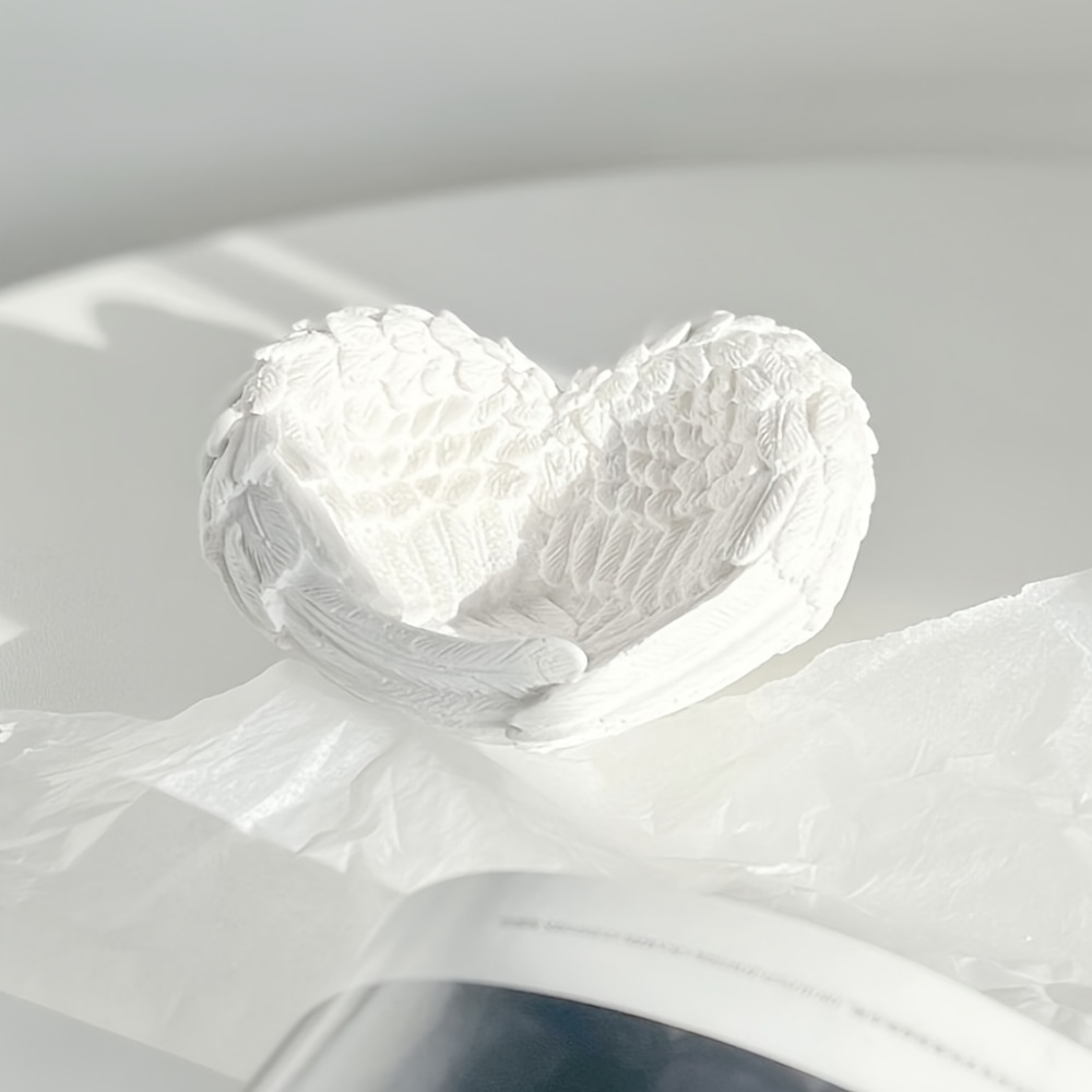 1pc Angel Wing Heart Silicone  - Resin Craft Ideas บทวิจารณ์และราคา