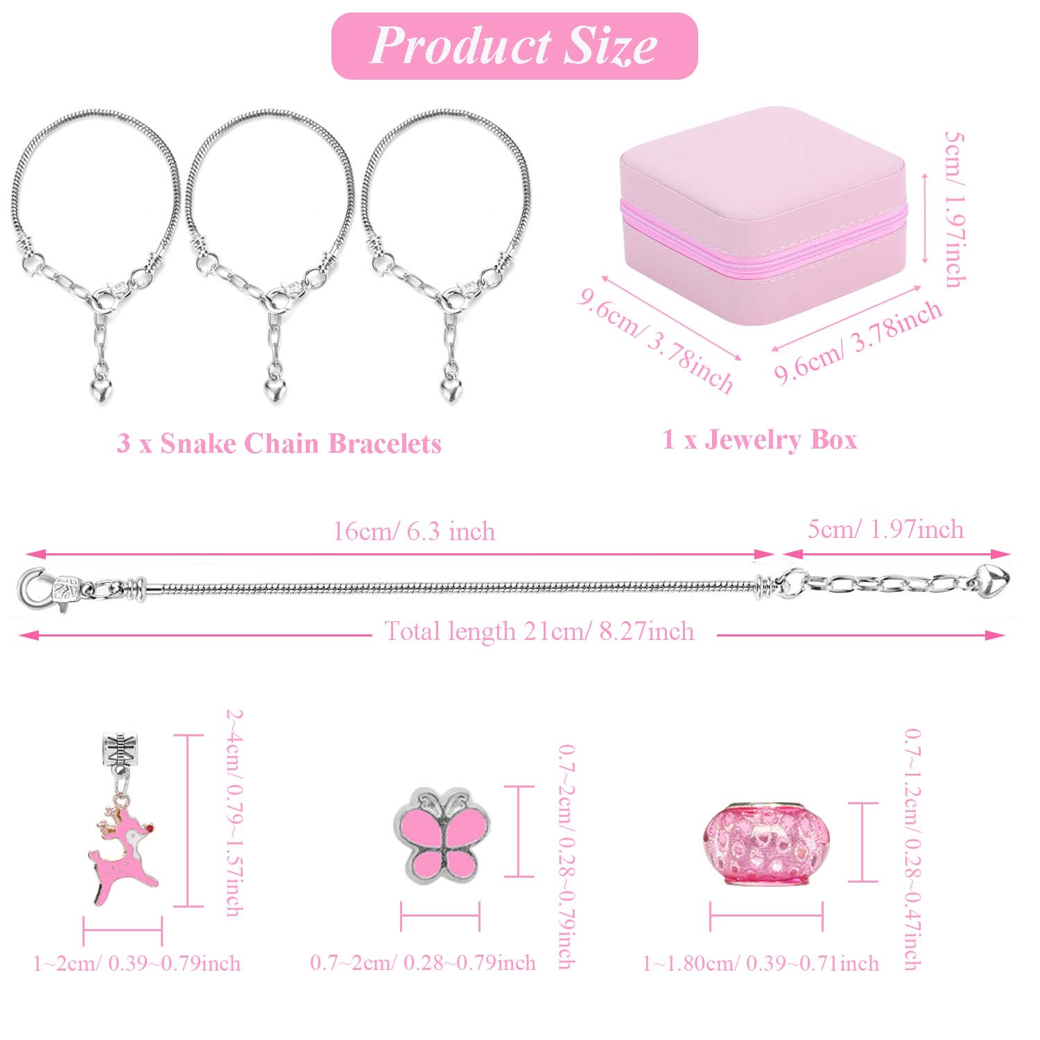 68pcs pink beaded jewelry set, - Resin Craft Kit บทวิจารณ์และราคา
