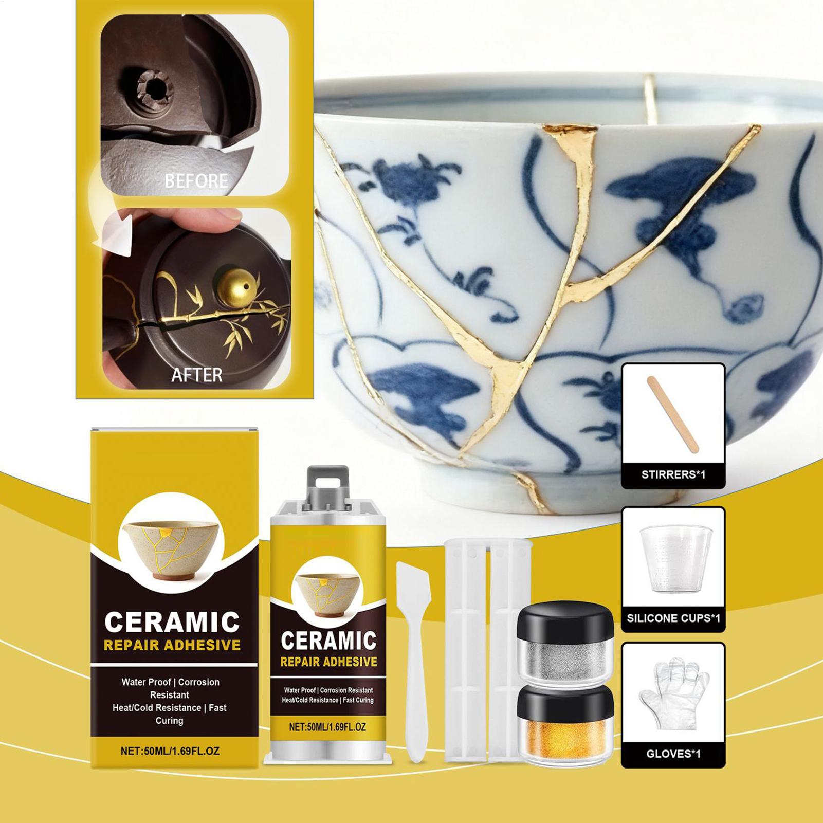 Ceramic Glass Repair Kit Epoxy - Resin Craft Workshop บทวิจารณ์และราคา