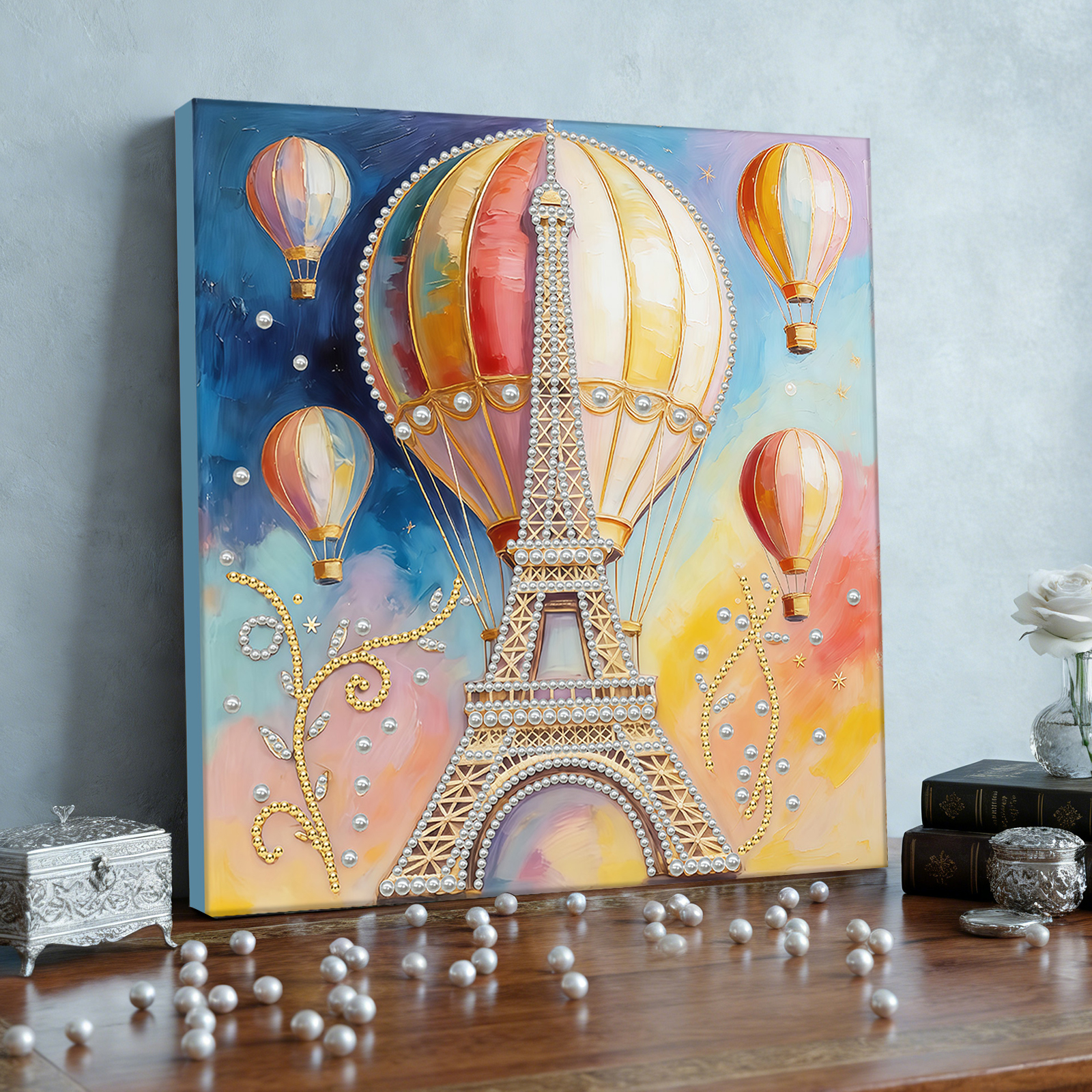 DIY Pearl Gem Paintings Pictur - Resin Craft For Beginners บทวิจารณ์และราคา