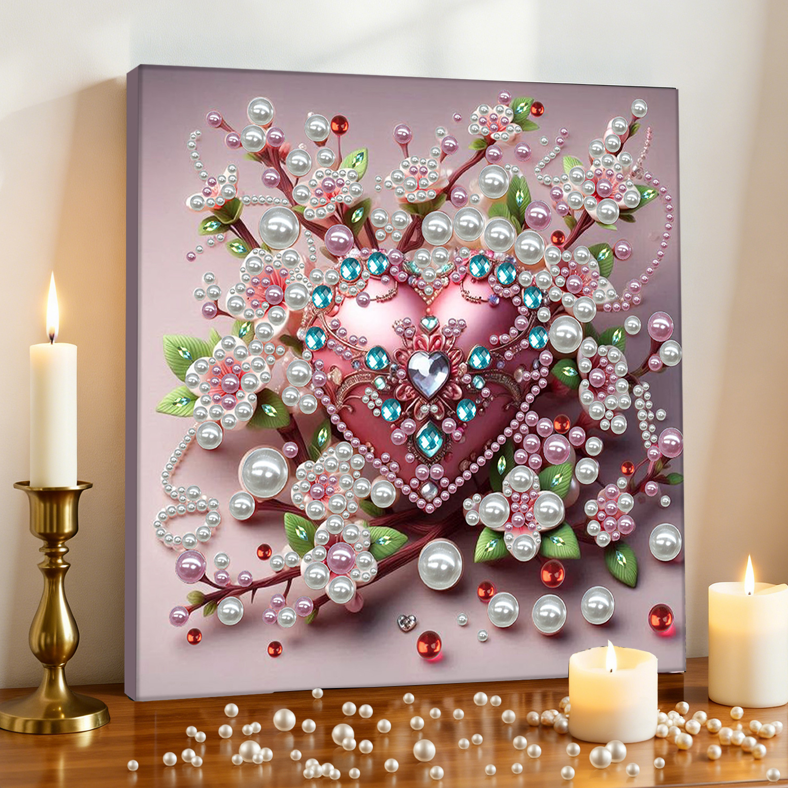 DIY Pearl Gem Paintings Pictur - Resin Craft For Beginners บทวิจารณ์และราคา