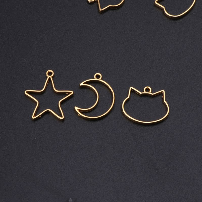 90 Pieces Mini Geometric Frame - Bezels Set Pendant บทวิจารณ์และราคา