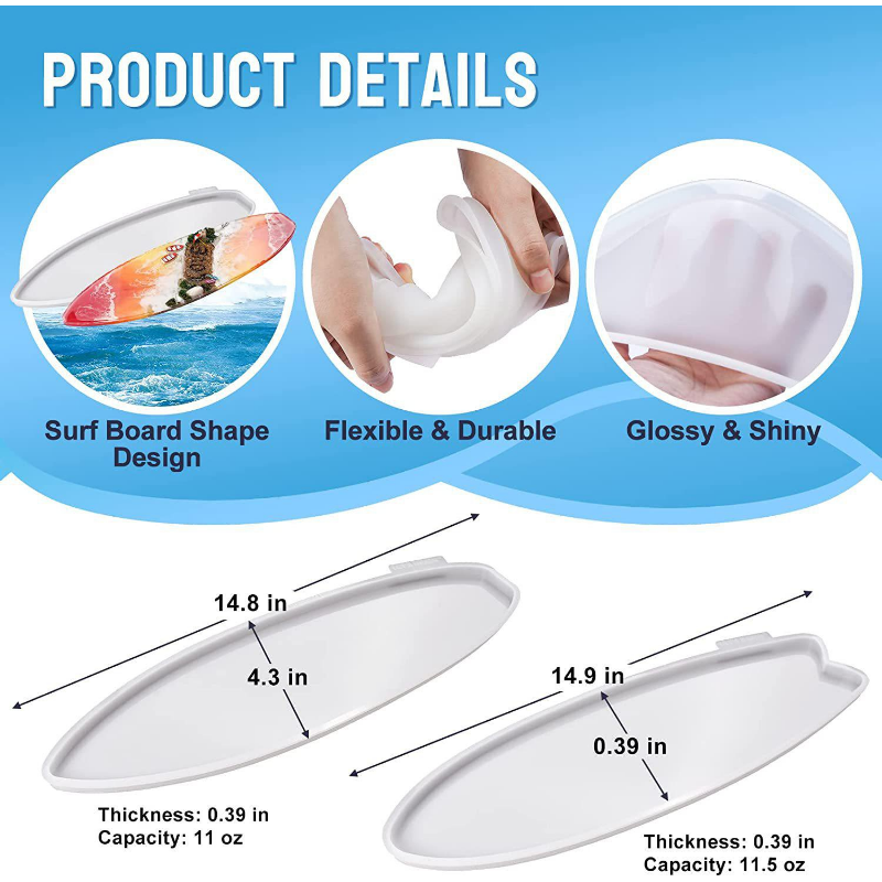 Surfboard Resin Tray Molds Sur - Resin Ocean Wave Mold บทวิจารณ์และราคา