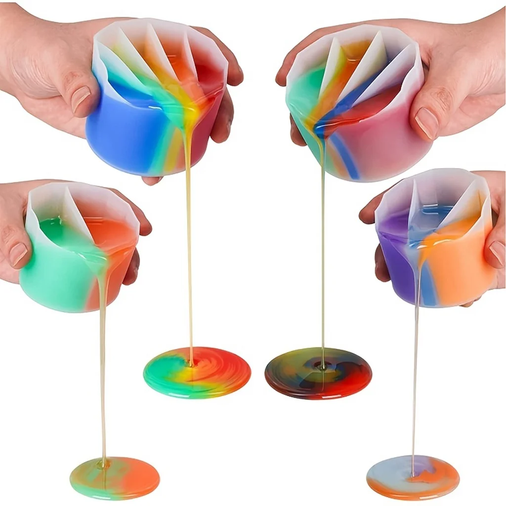 Color Mixing Split Cup For Pou - Mixing Cup Silicone บทวิจารณ์และราคา