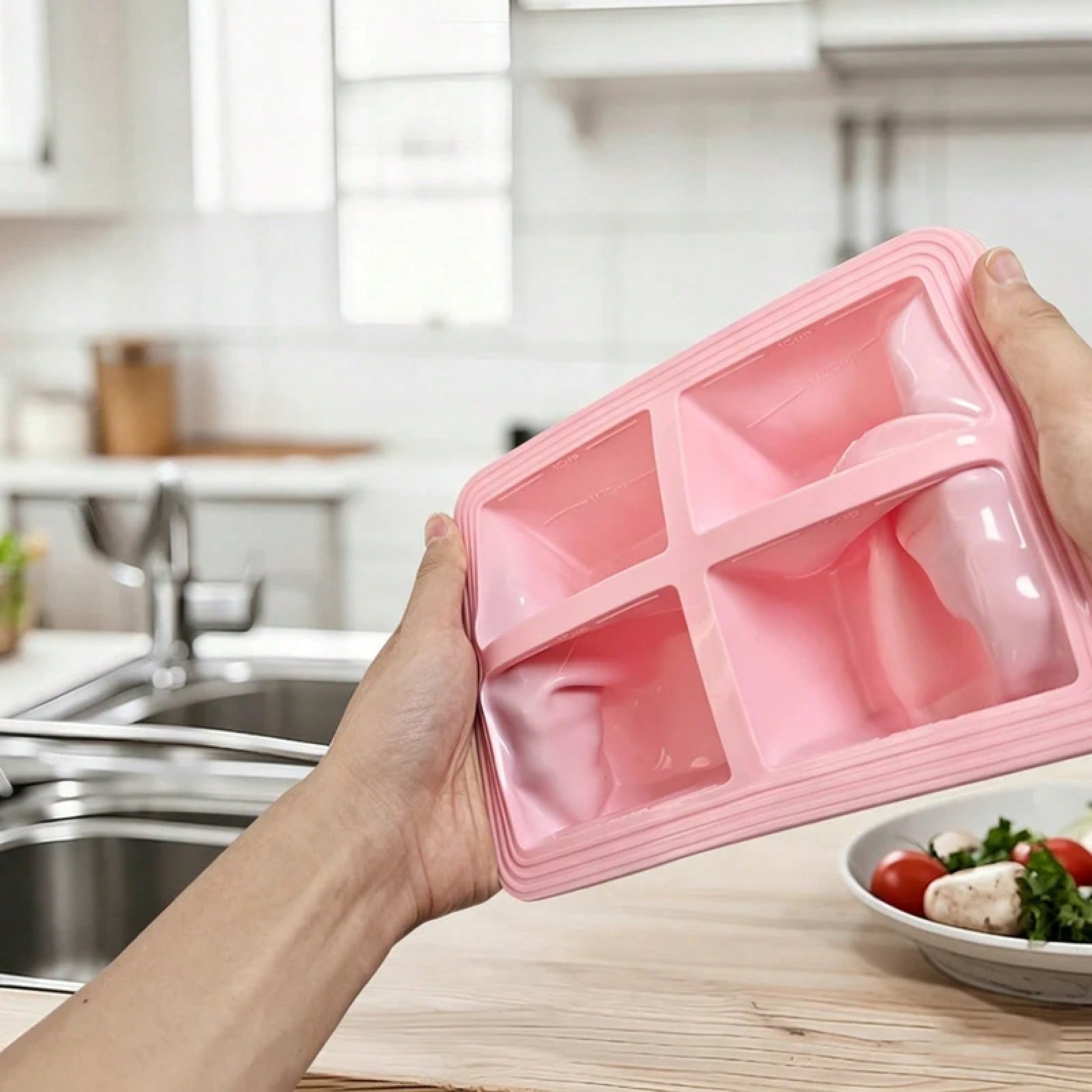 Reusable Silicone Soup Freezer - Silicone Mold Tray บทวิจารณ์และราคา