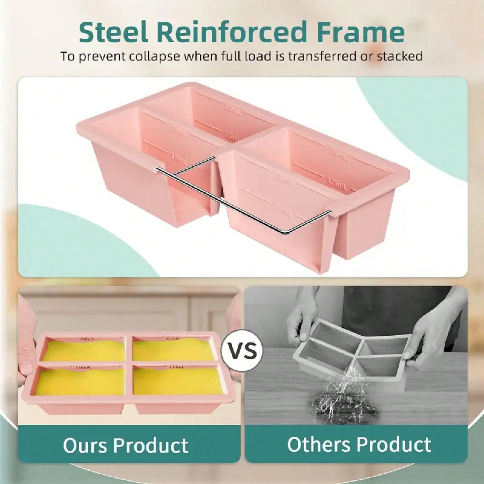 Reusable Silicone Soup Freezer - Silicone Mold Tray บทวิจารณ์และราคา