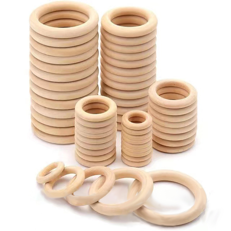 Wooden Rings Wooden Hoops for  - Wood Ring Blank บทวิจารณ์และราคา