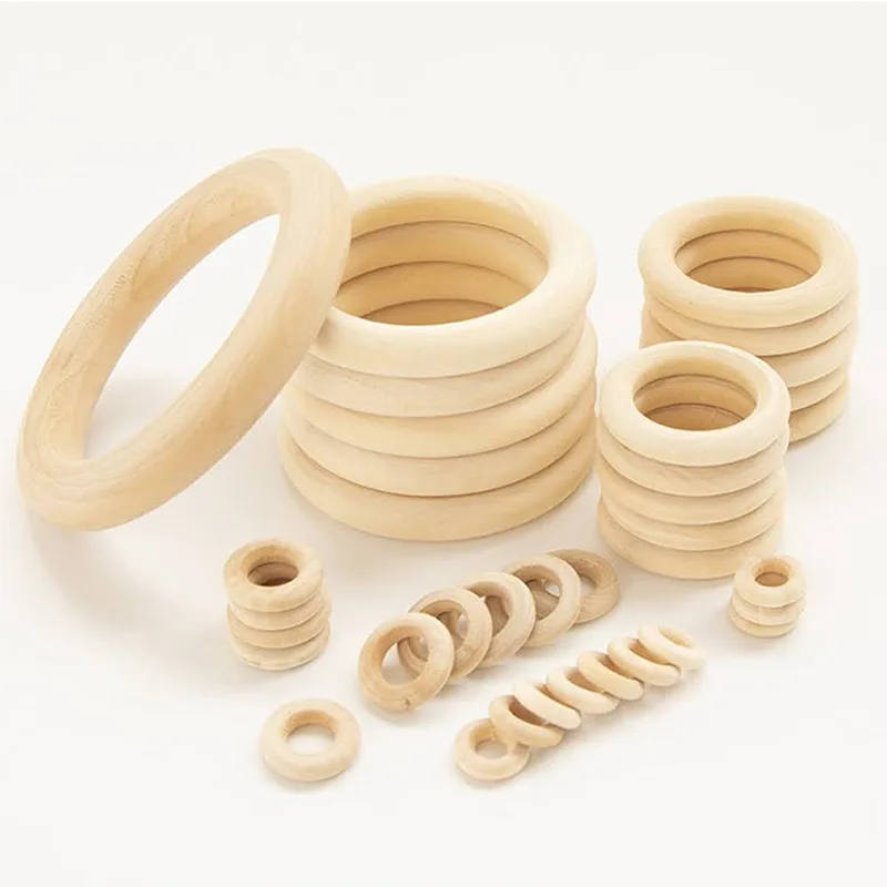 Wooden Rings Wooden Hoops for  - Wood Ring Blank บทวิจารณ์และราคา