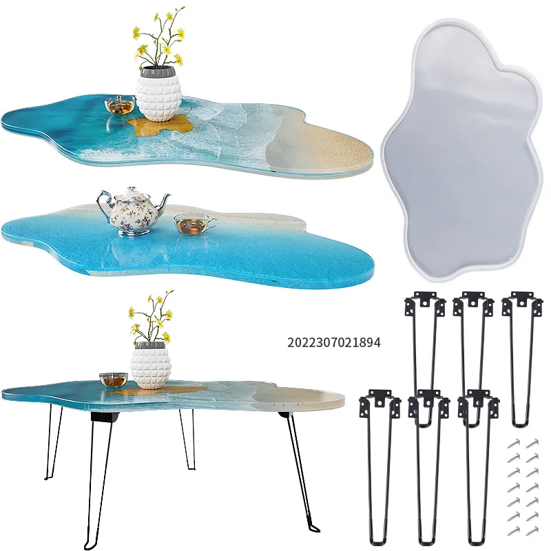 Large 61cm Irregular tray epox - Resin Ocean Wave Mold บทวิจารณ์และราคา