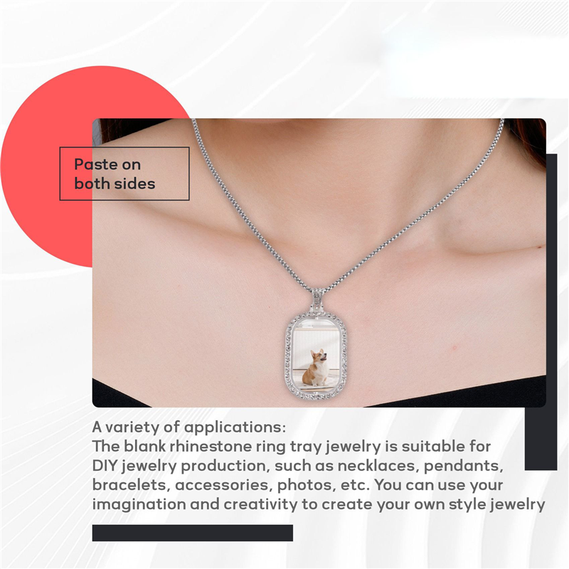 WORTHOWN-48Pcs Sublimation Rhi - Bezels Set Pendant บทวิจารณ์และราคา