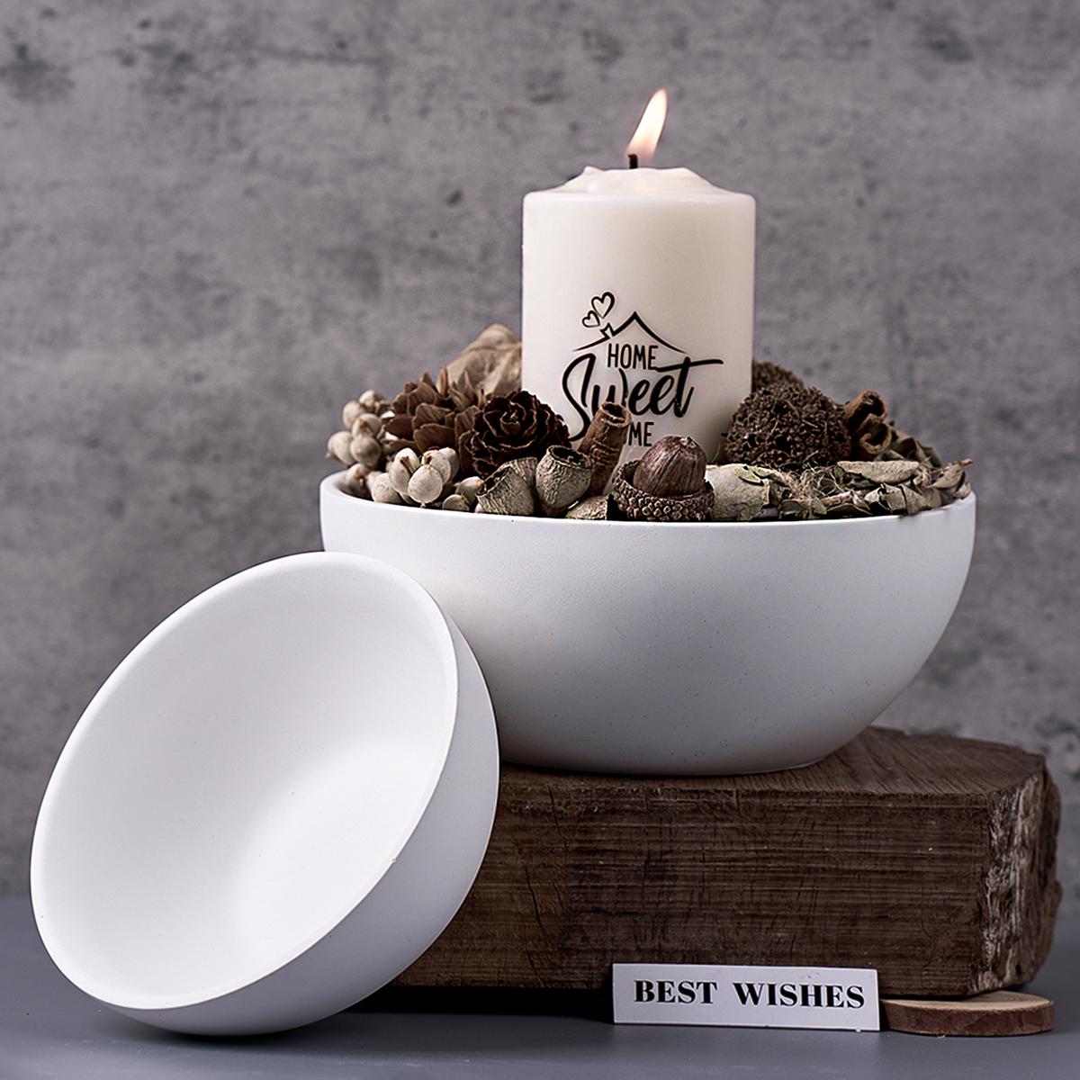 Concrete Storage Bowl Silicone - Coaster Mold Round บทวิจารณ์และราคา