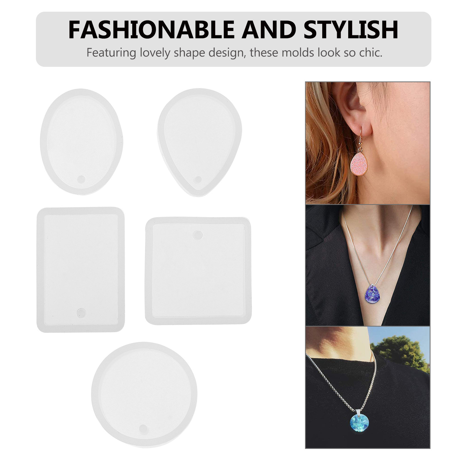 10pcs Diy Keychain Pendant Cha - Crafting Resin บทวิจารณ์และราคา