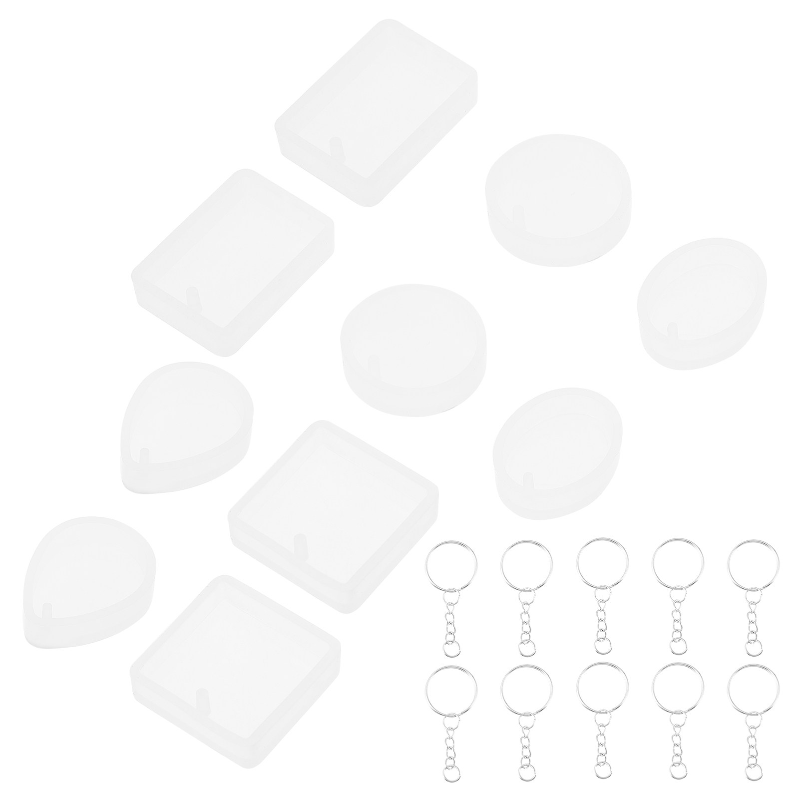 10pcs Diy Keychain Pendant Cha - Crafting Resin บทวิจารณ์และราคา