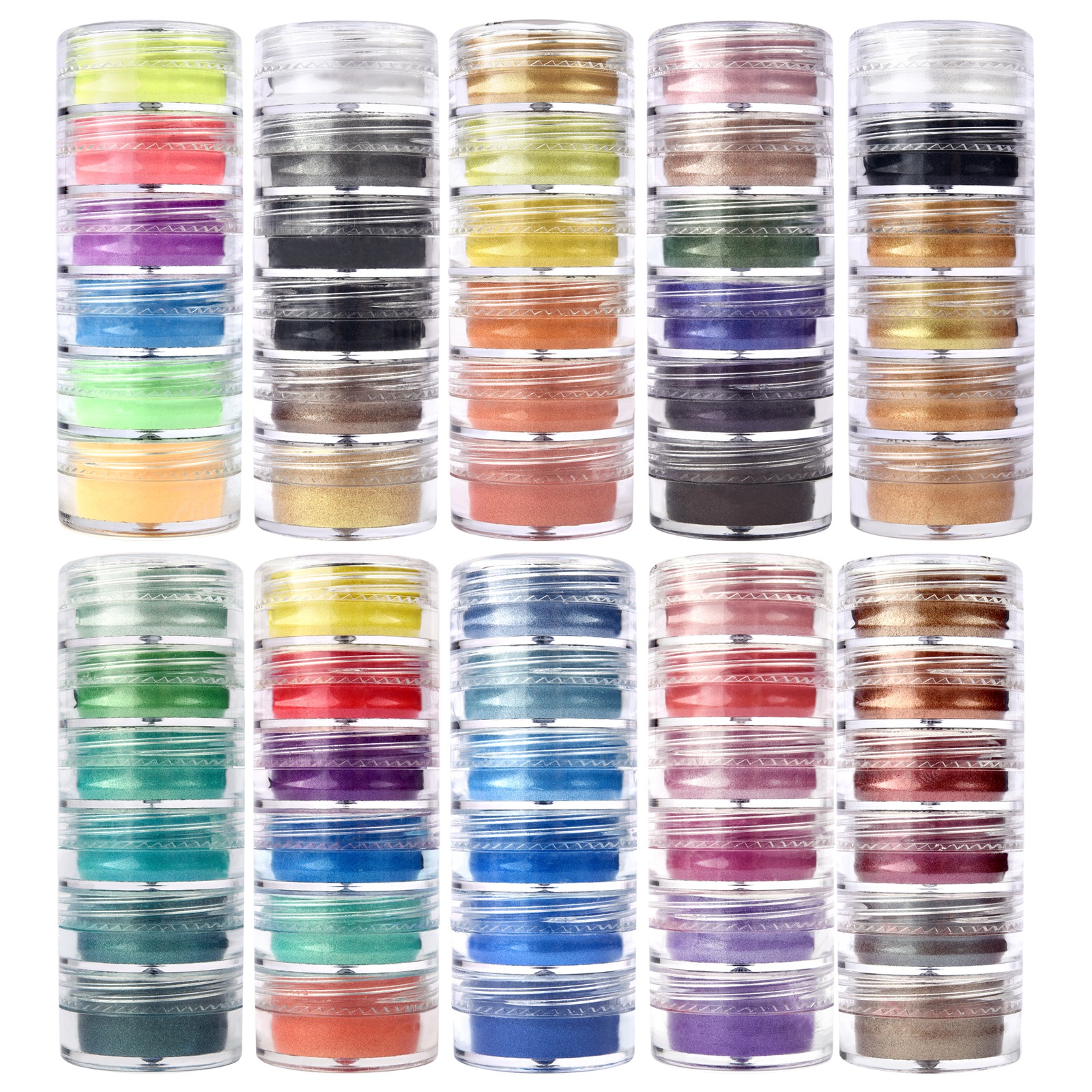 6 Colors/Set Pearlescent Powde - Resin Pigment Set บทวิจารณ์และราคา