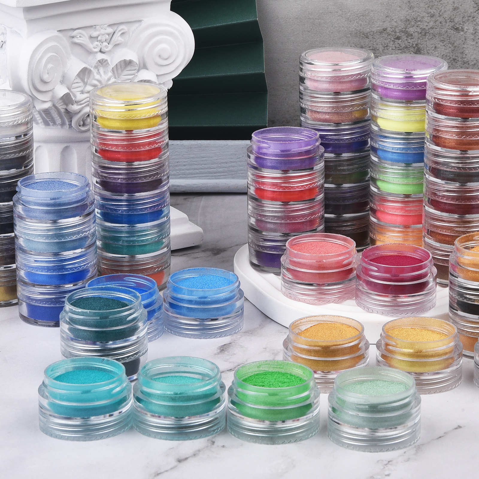 6 Colors/Set Pearlescent Powde - Resin Pigment Set บทวิจารณ์และราคา