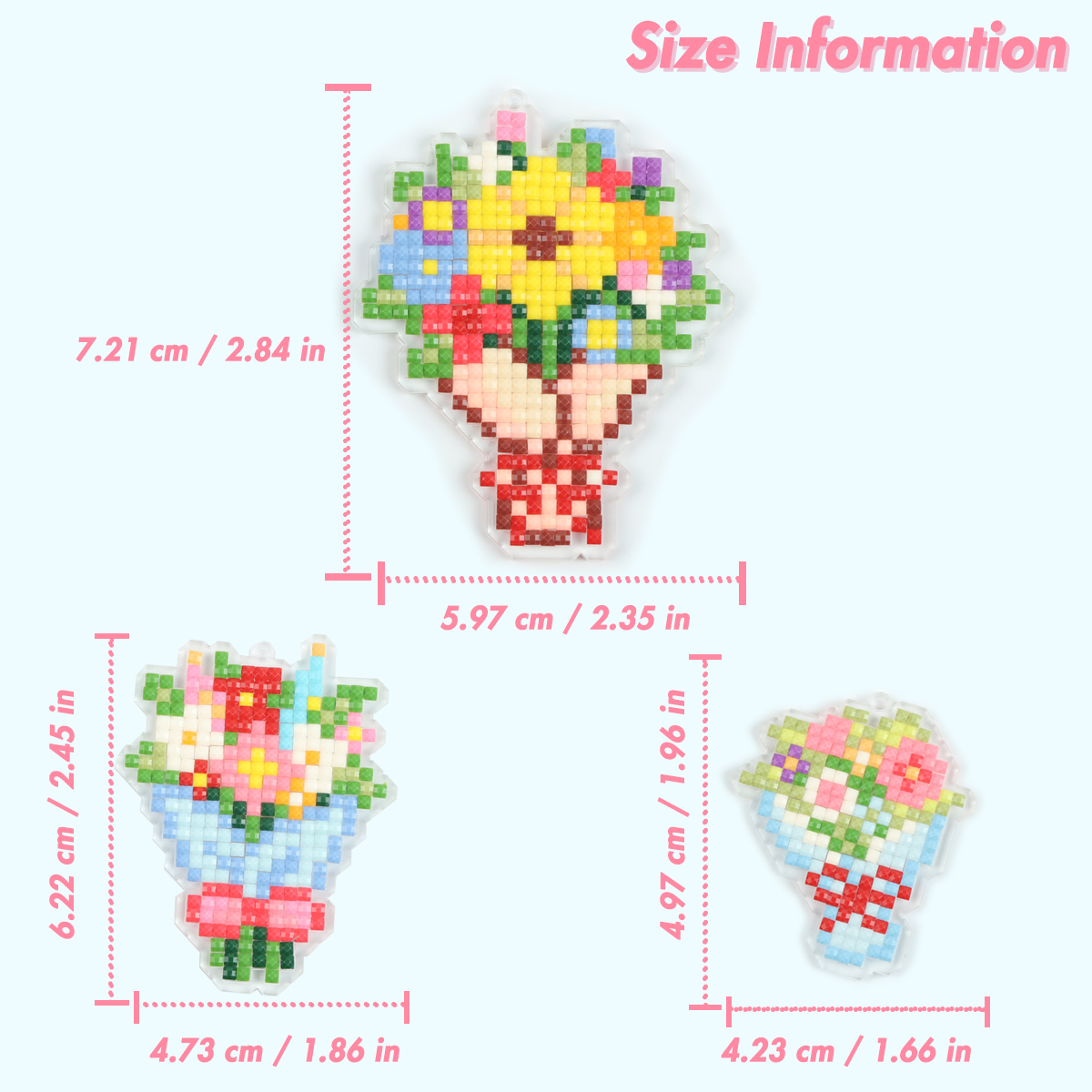 FOREVER YOUNG 3PCS Bouquet Acr - Resin Craft Kit บทวิจารณ์และราคา