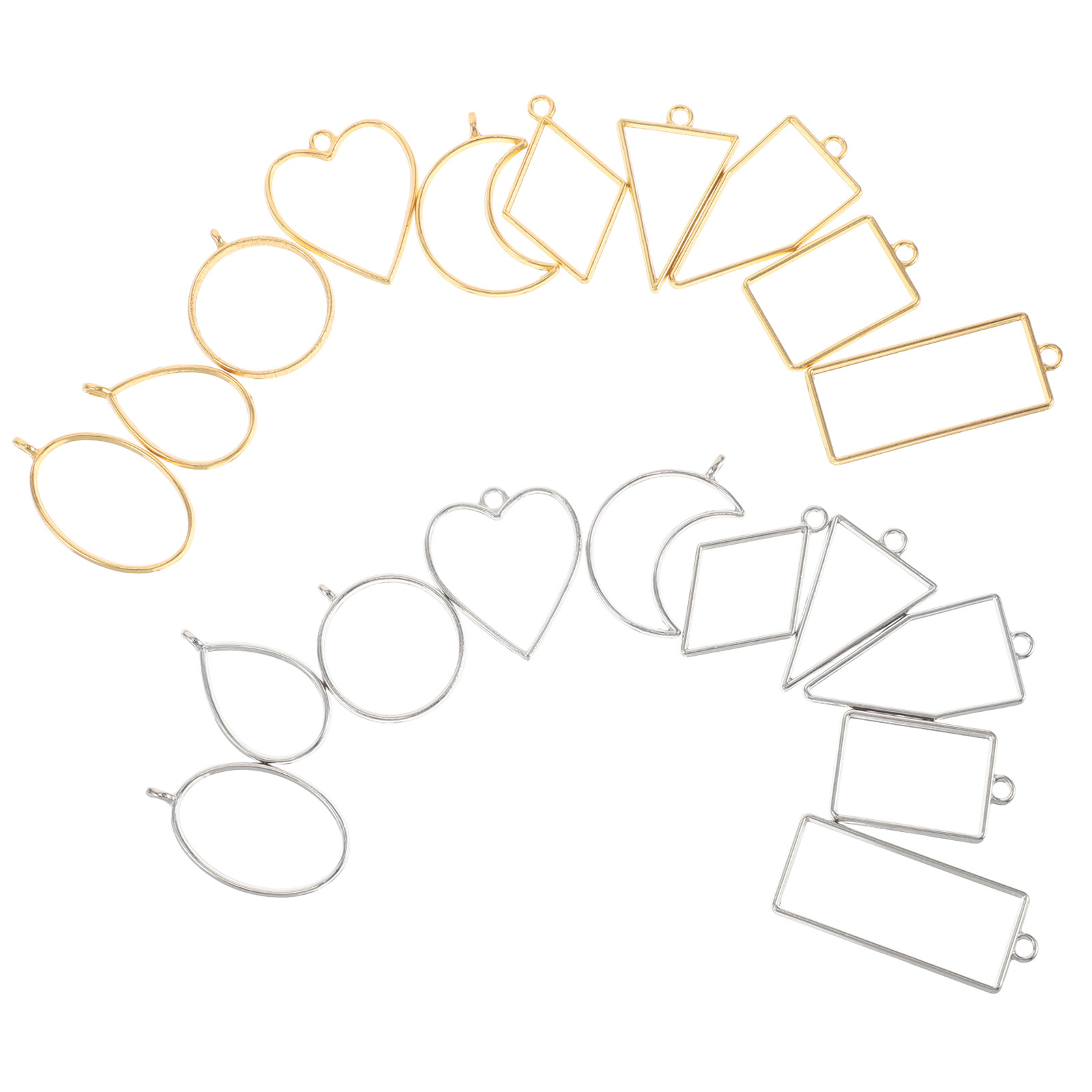 20Pcs Zinc Alloy Hollow Heart  - Crafting Resin บทวิจารณ์และราคา
