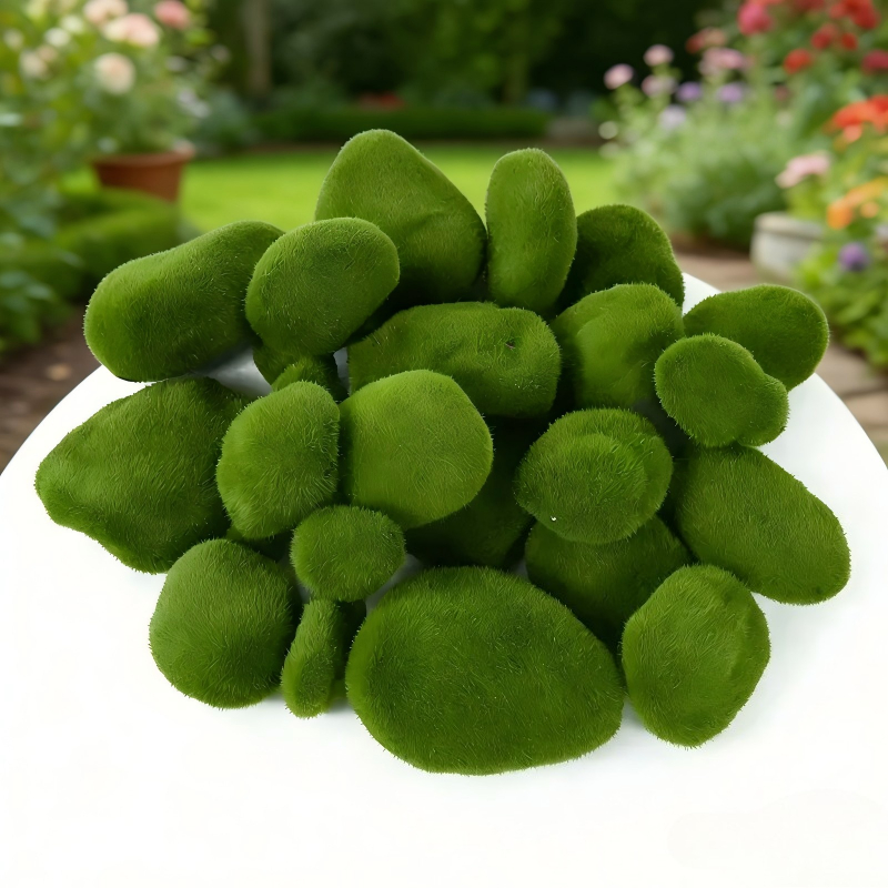 10pcs Artificial Moss Stones F - Terrarium Moss Art บทวิจารณ์และราคา