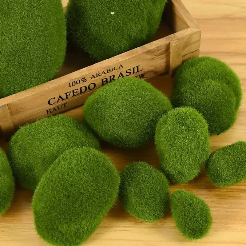 10pcs Artificial Moss Stones F - Terrarium Moss Art บทวิจารณ์และราคา