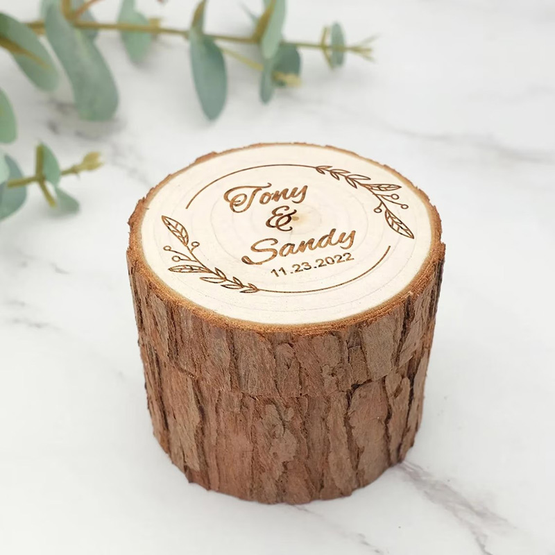 Personalized Wooden Wedding Ri - Wood Ring Blank บทวิจารณ์และราคา