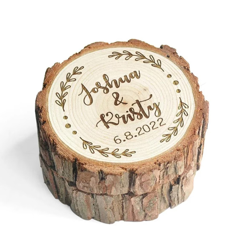 Personalized Wooden Wedding Ri - Wood Ring Blank บทวิจารณ์และราคา