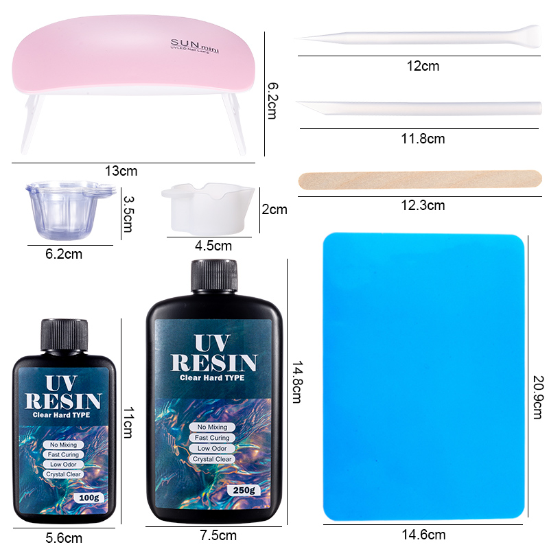 100g/250g Clear UV Resin Hard  - Epoxy Uv Resin Kit บทวิจารณ์และราคา