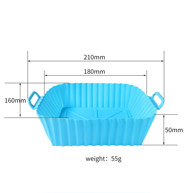 Silicone Fryer Mold Air Fryer  - Silicone Mold Tray บทวิจารณ์และราคา
