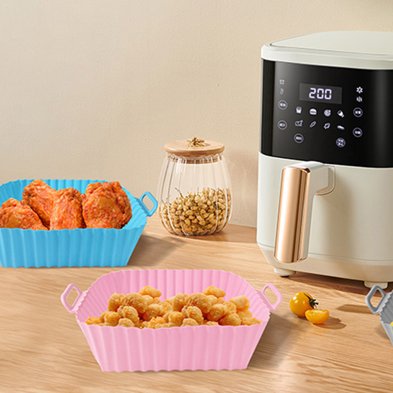 Silicone Fryer Mold Air Fryer  - Silicone Mold Tray บทวิจารณ์และราคา