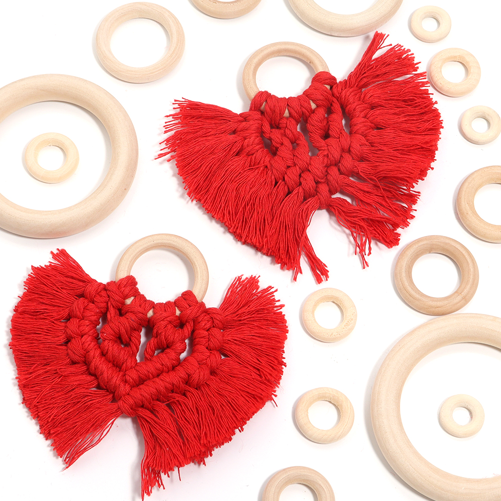 2-10pcs/lot Round Natural Wood - Wood Ring Blank บทวิจารณ์และราคา