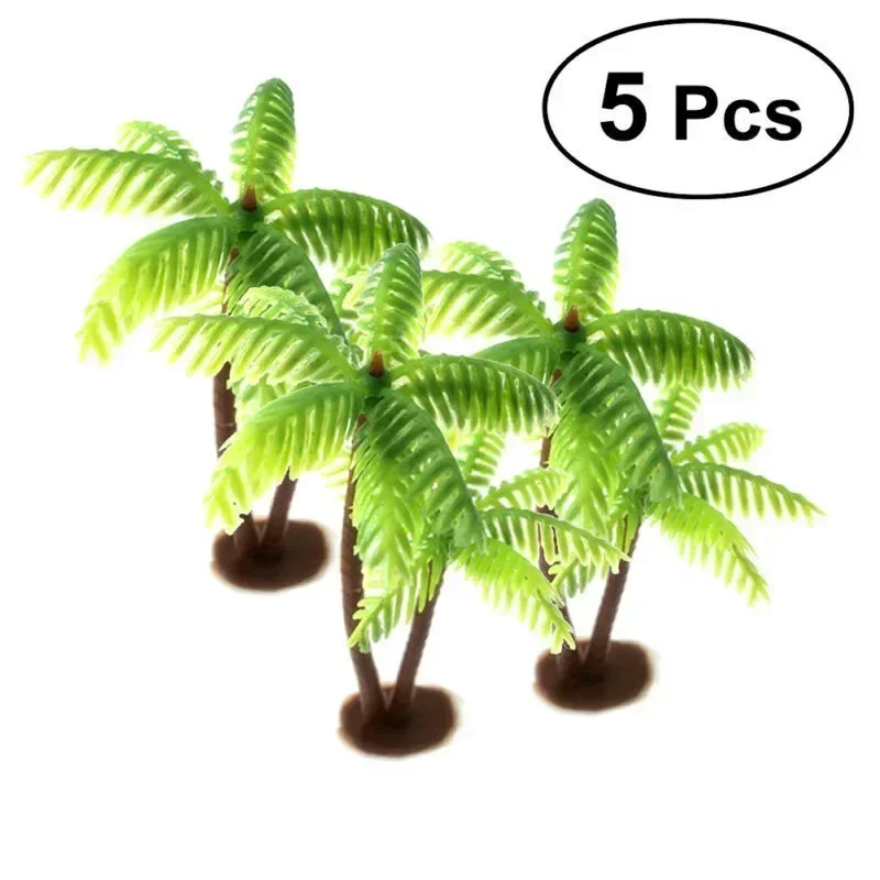 5Pcs Mini Plastic Coconut Palm - Terrarium Moss Art บทวิจารณ์และราคา