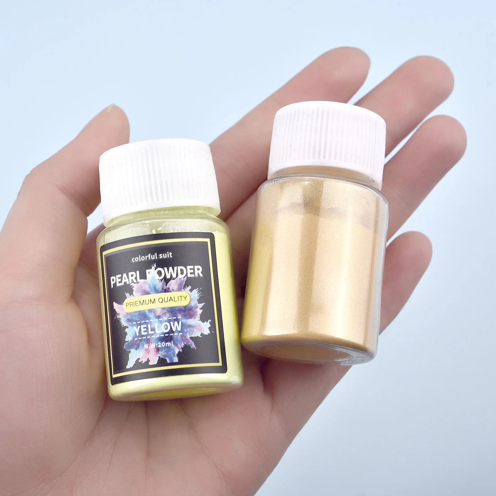 20ml Cosmetic Grade Pearlescen - Resin Pigment Set บทวิจารณ์และราคา