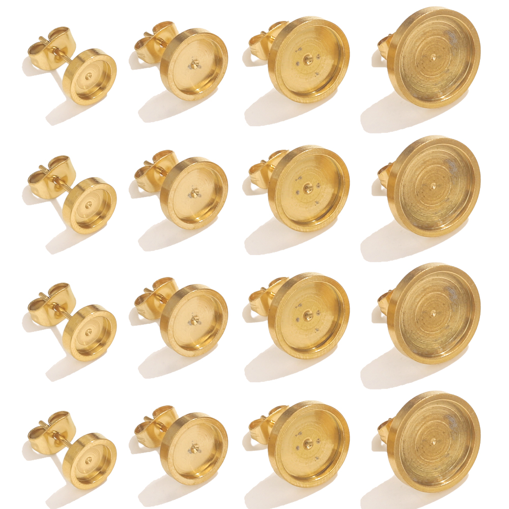 10pcs Stainless Steel Gold Ear - Resin Craft Kit บทวิจารณ์และราคา