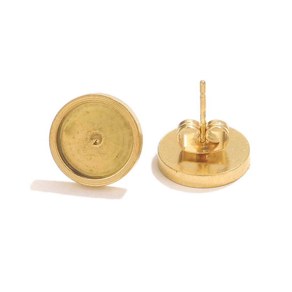 10pcs Stainless Steel Gold Ear - Resin Craft Kit บทวิจารณ์และราคา